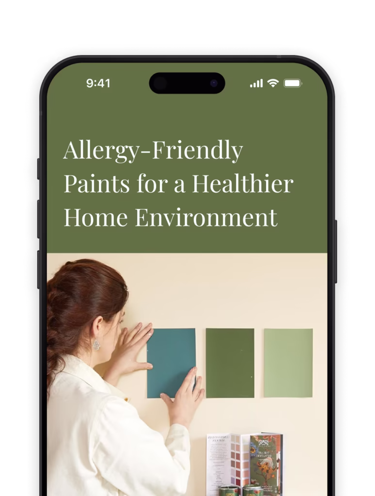 woman holding color rectangles with both hands
